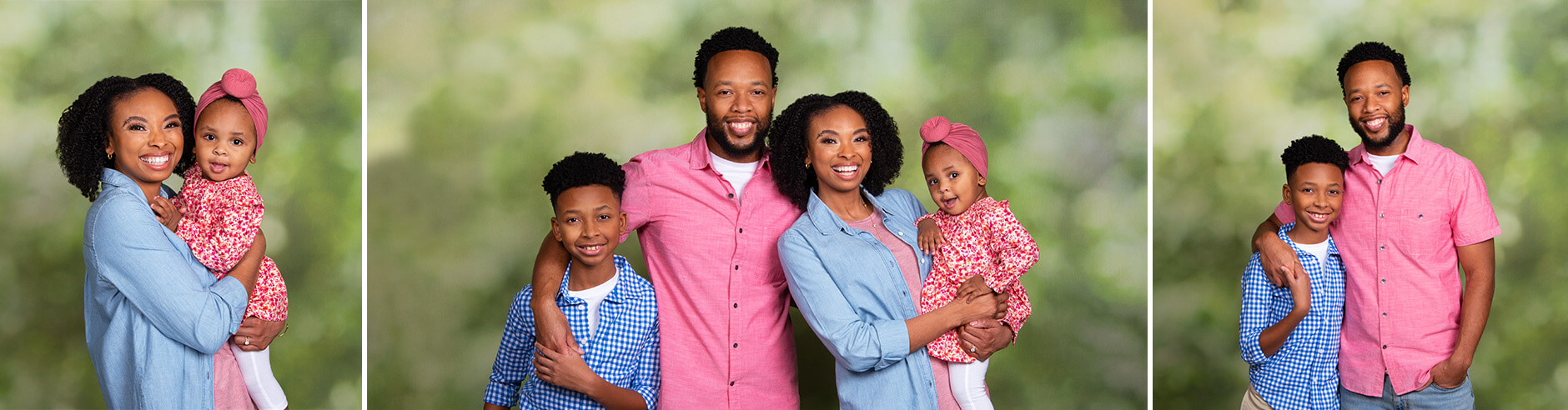 Professional Family Photos captured at JCPenney Portraits.