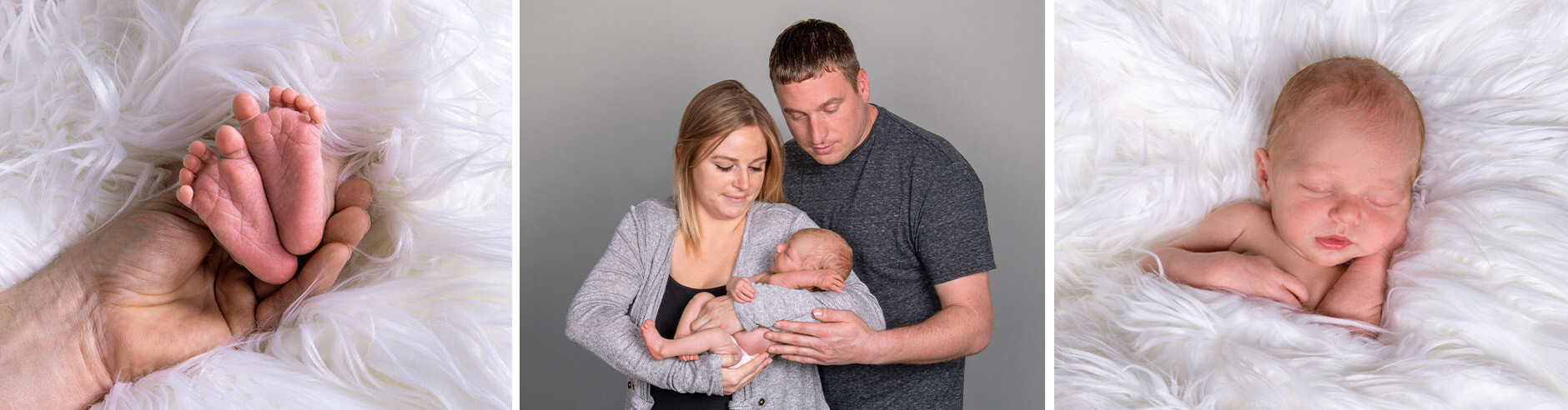Newborn photos being captured at JCPenney Portraits