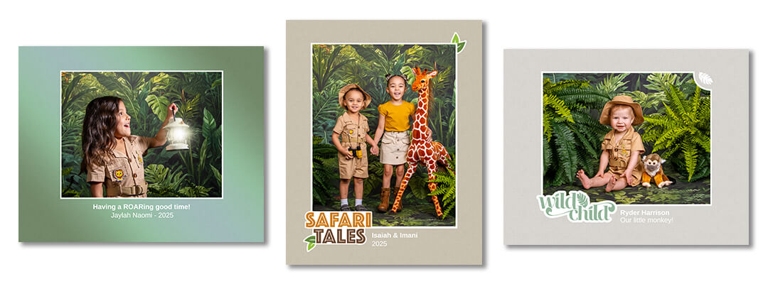 Exclusive photo enhancement designs for Safari photography.